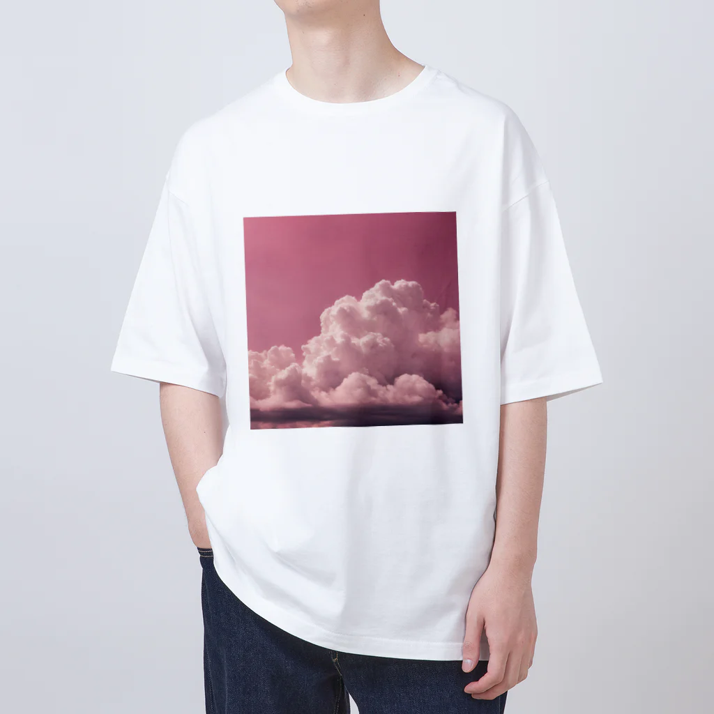 usaのピンク空☁️ オーバーサイズTシャツ