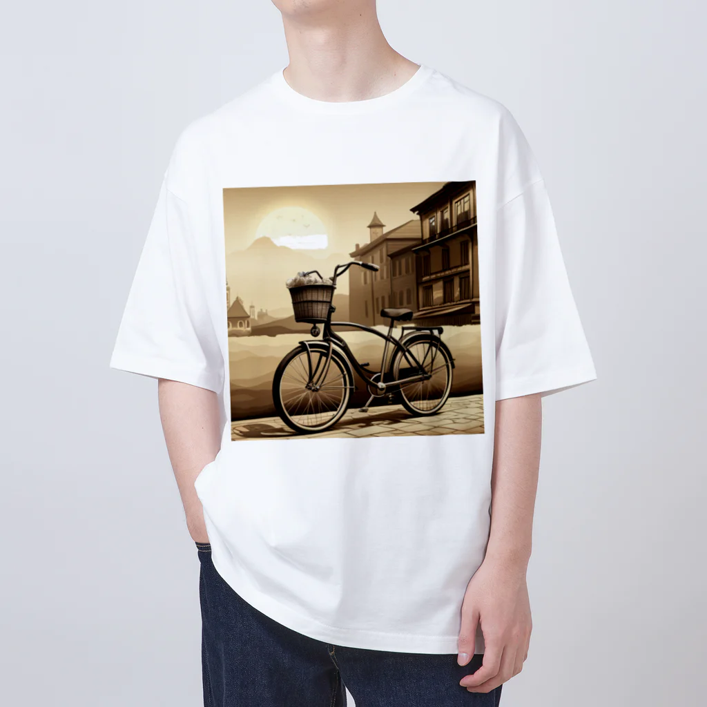 yusuke-kのレトロな自転車 Oversized T-Shirt