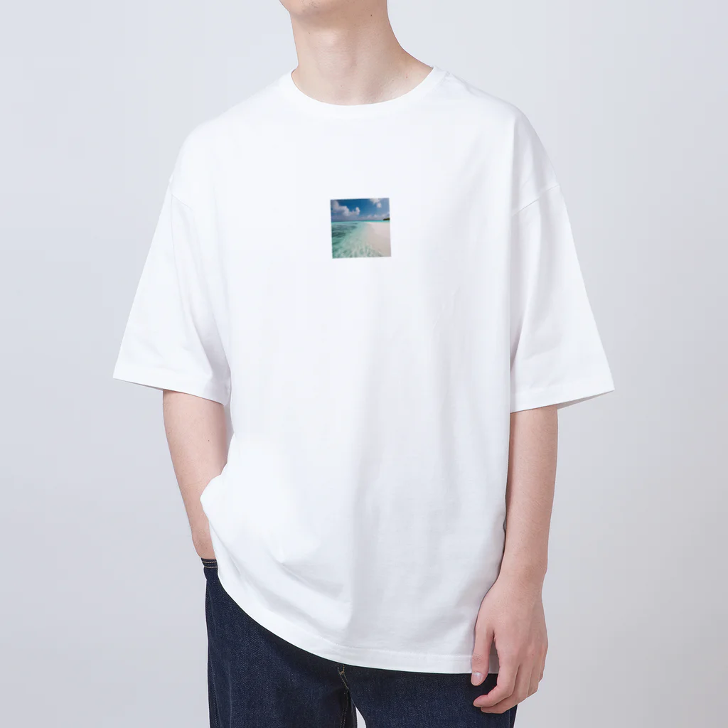 aiのBeautiful beach Oversized T-Shirt