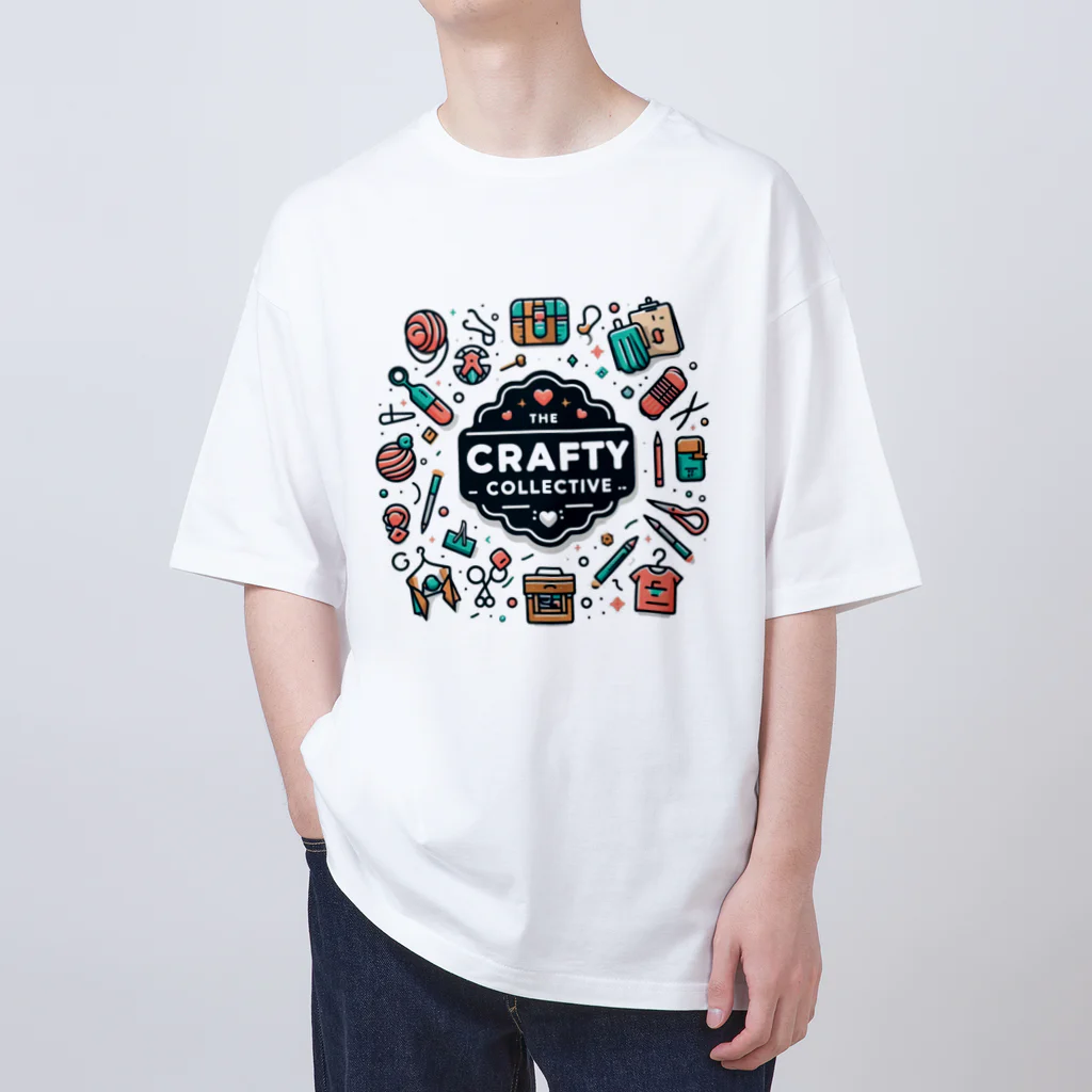 The Crafty CollectiveのThe Crafty Collective のロゴマーク オーバーサイズTシャツ