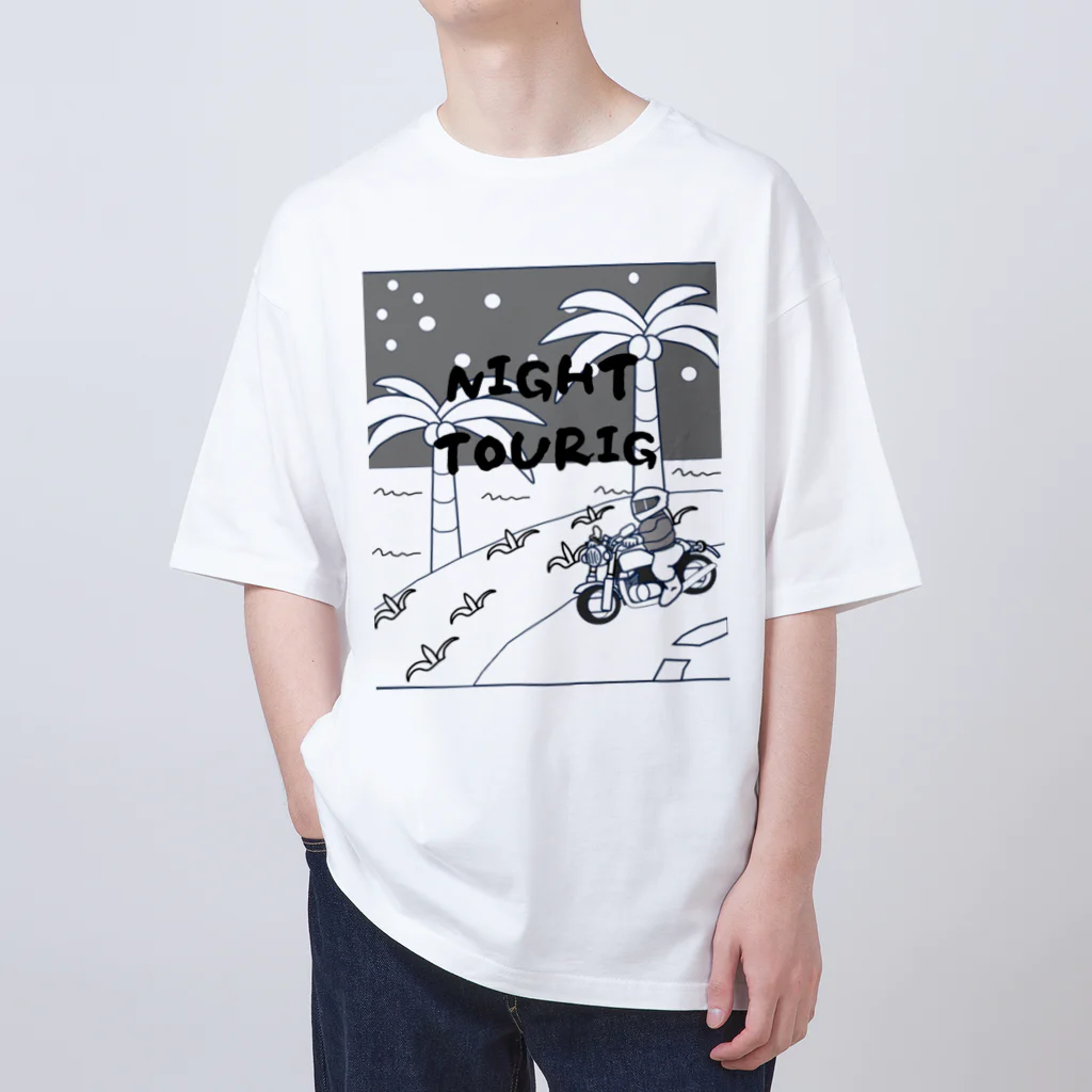 RACUKAの夜のツーリング Oversized T-Shirt