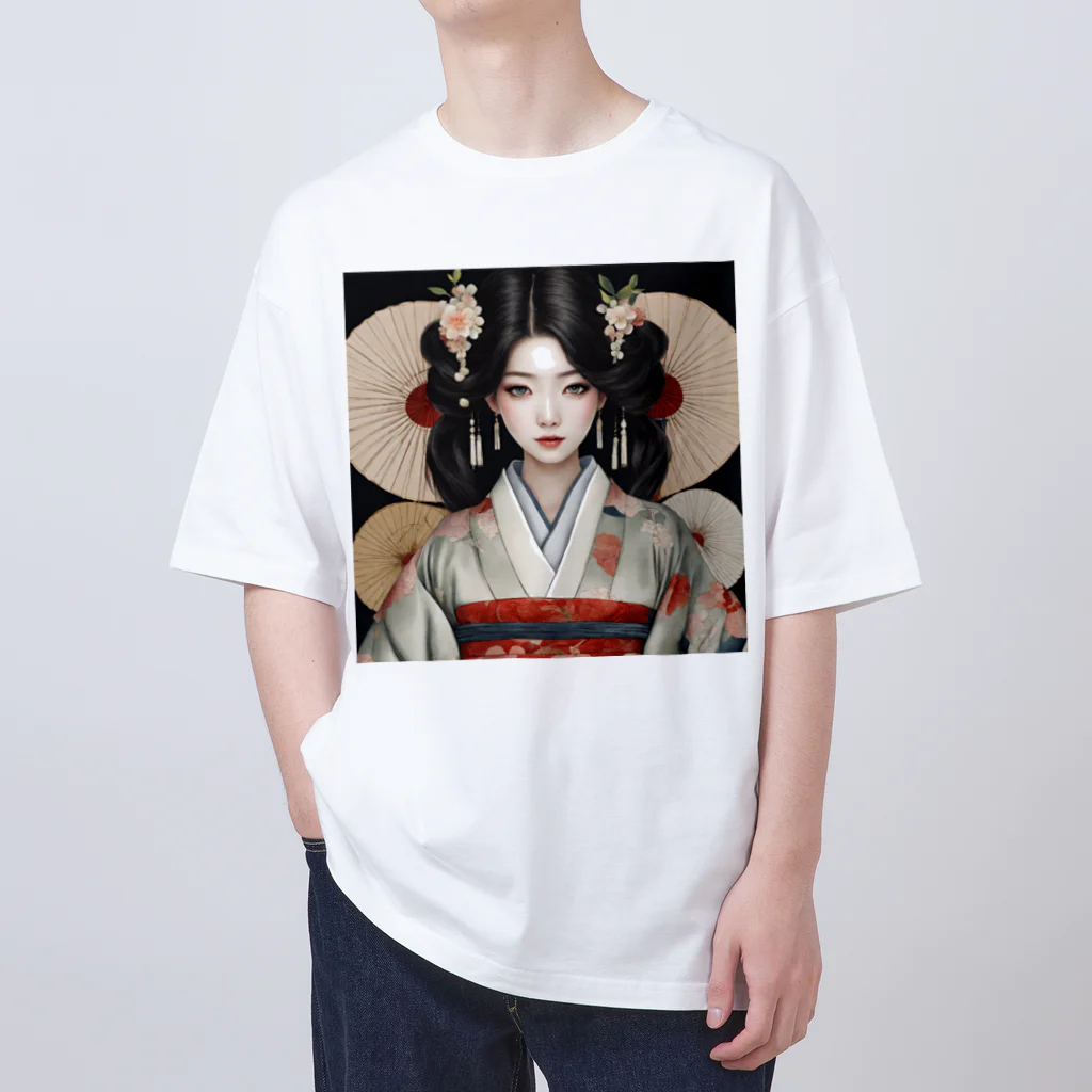 Miyabi❣の着物美女 オーバーサイズTシャツ