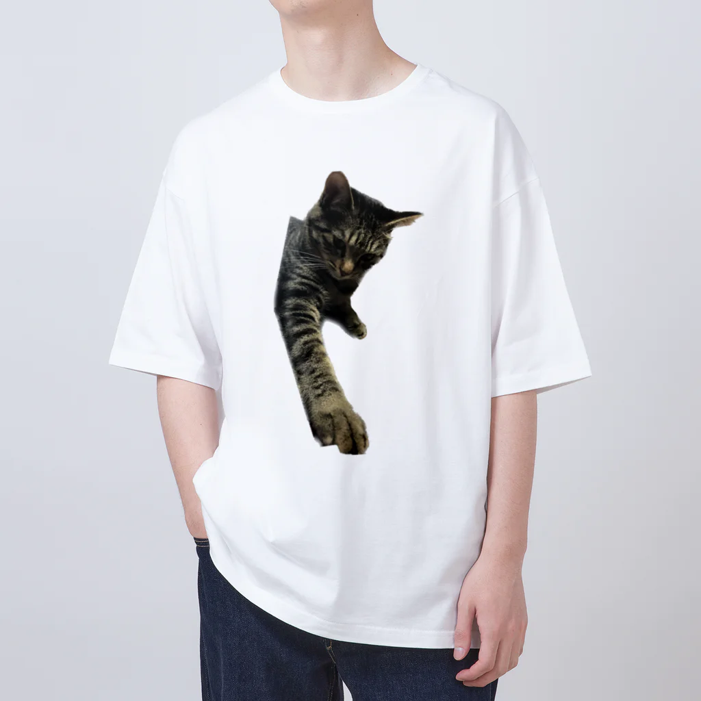 NeCo🐈‍⬛のちょっと待ったにゃ Oversized T-Shirt