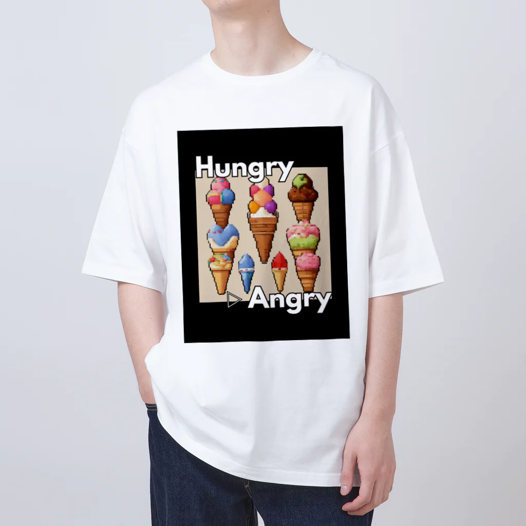 hAngryの【アイスクリーム】hAngry オーバーサイズTシャツ