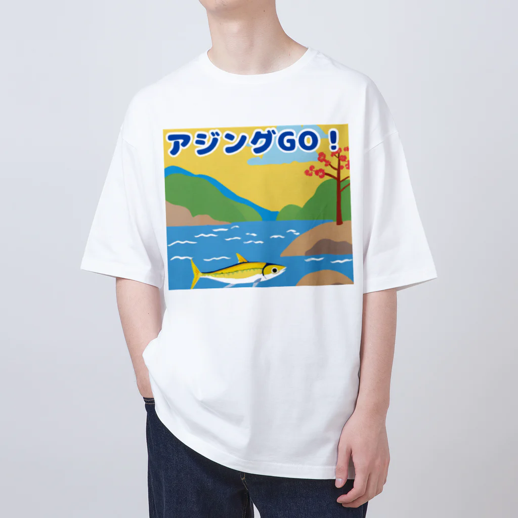 アジンガーのアジングGO! オーバーサイズTシャツ