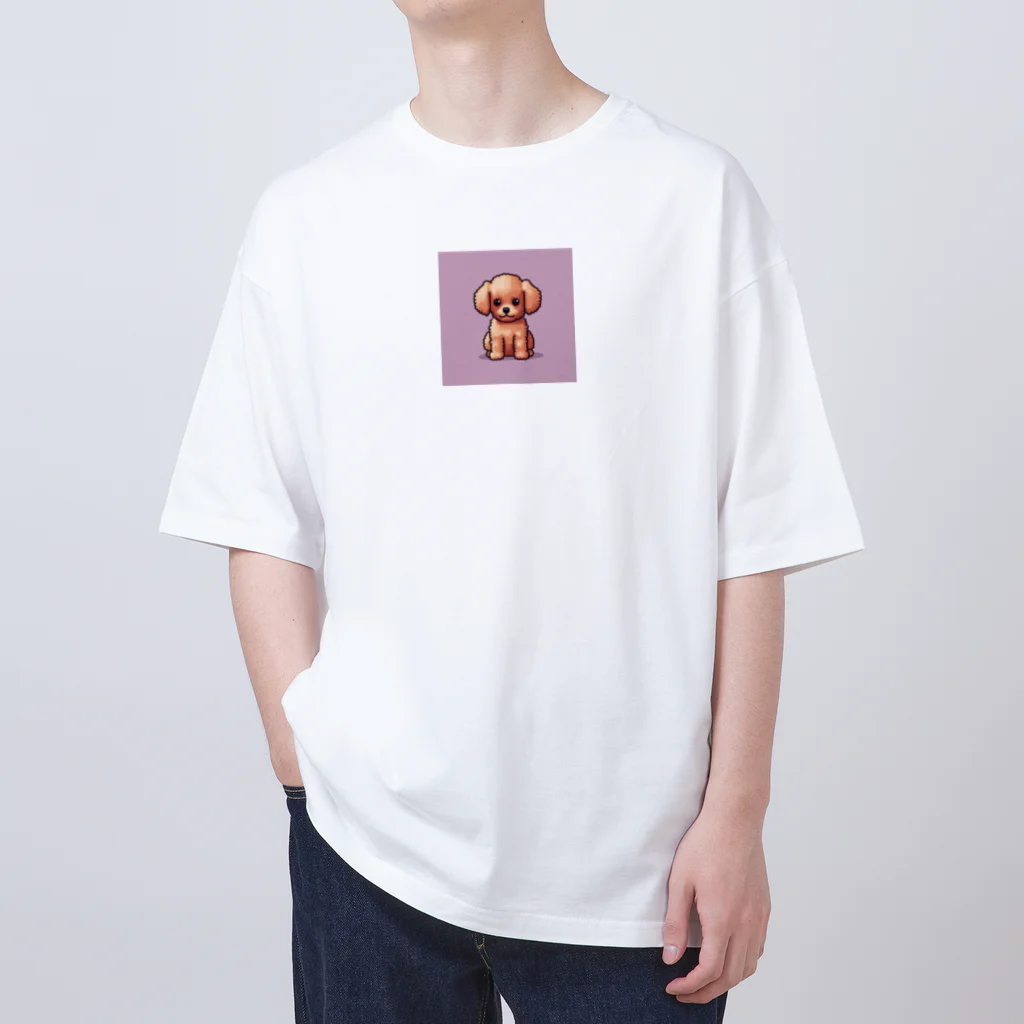 たるほのお店のかわいいトイプードルのピクセルアート Oversized T-Shirt