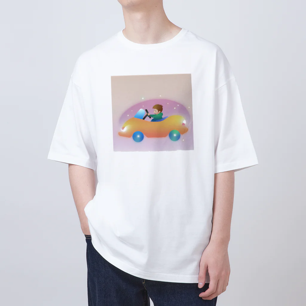 pikkekunのGo!Go!Car! オーバーサイズTシャツ