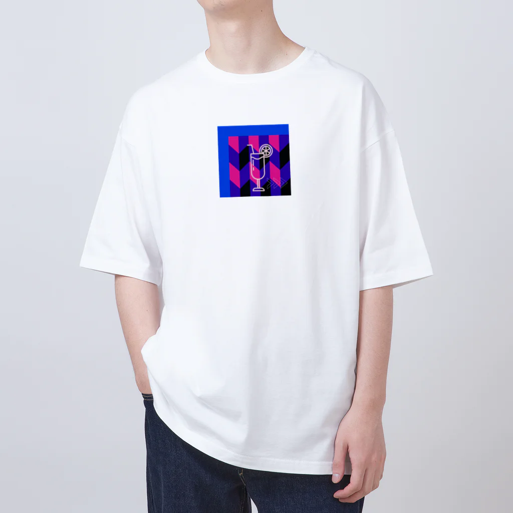 ank110275のドリンク　明るく Oversized T-Shirt