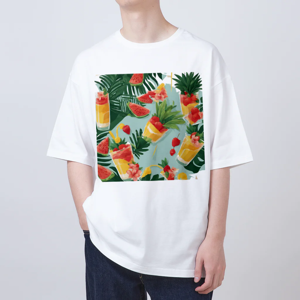 8takayaの南国のフルーツ Oversized T-Shirt