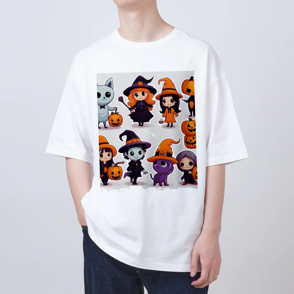 ワンダーワールド・ワンストップのたくさんのかわいいハローウィーンキャラクター② Oversized T-Shirt