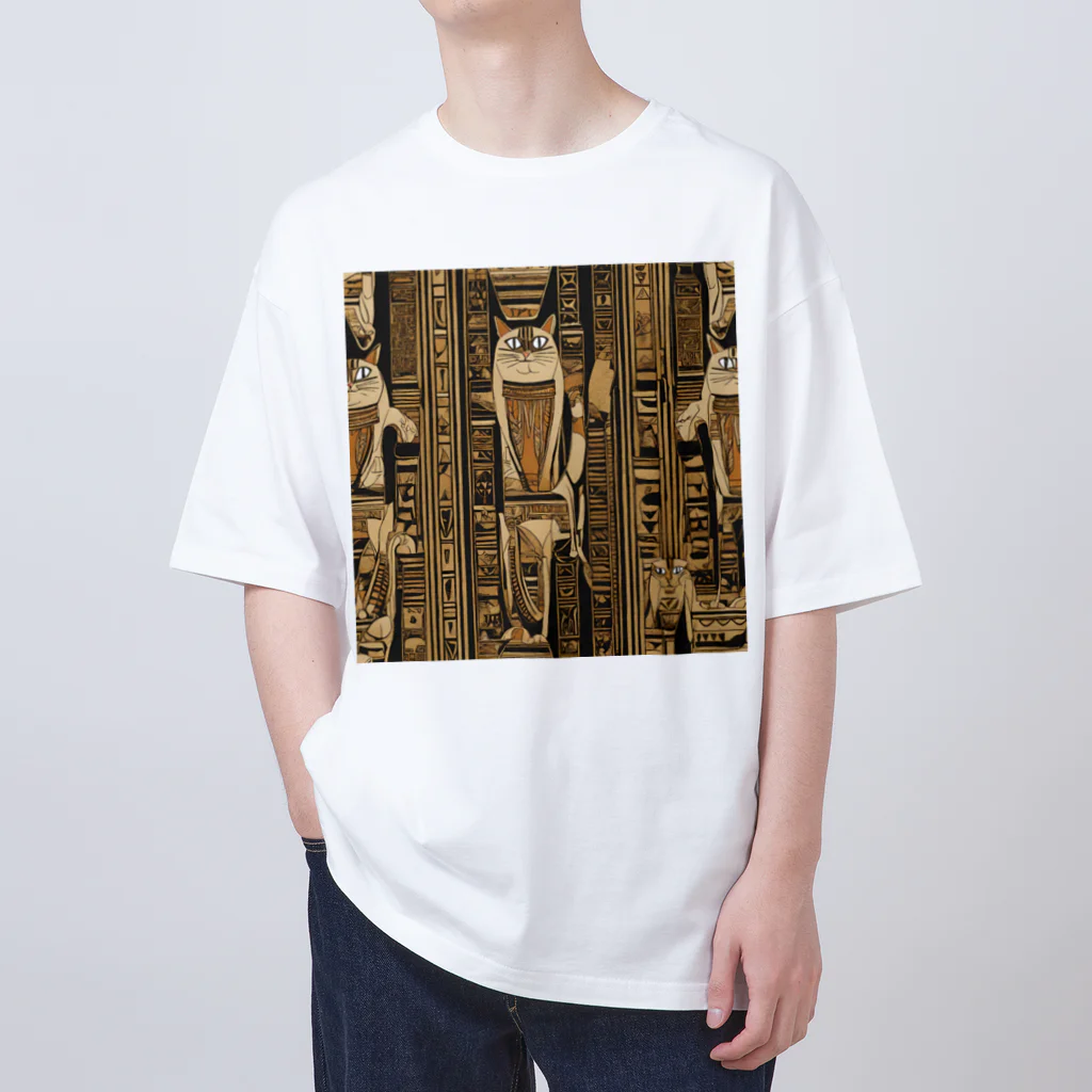 maeken work shopipの猫神官 Oversized T-Shirt