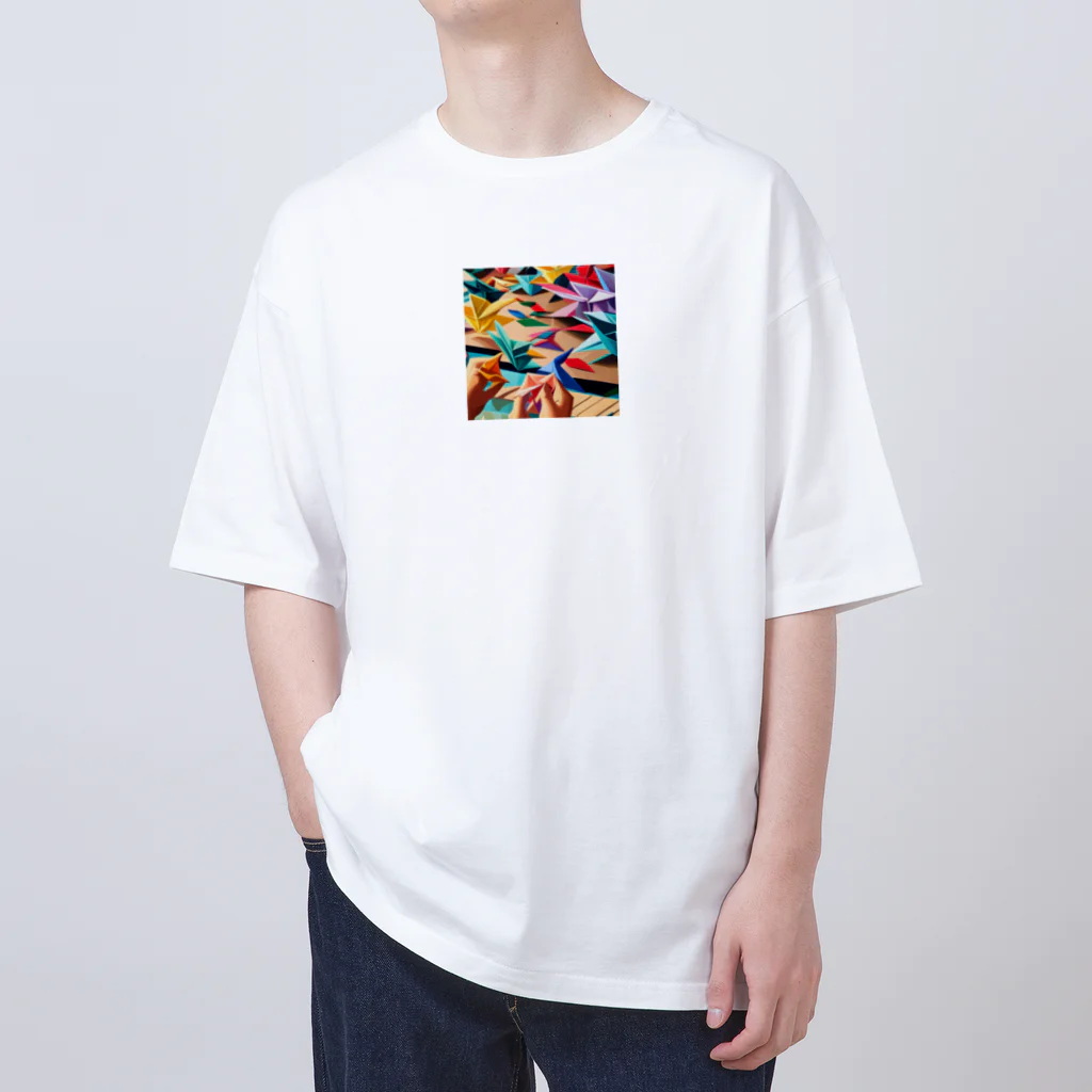 Harvey-Leekの折り紙 Oversized T-Shirt