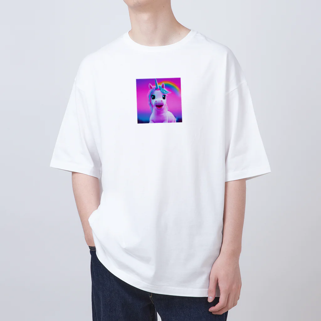 unicorn_dreamsのわたしミライから来たユニ Oversized T-Shirt