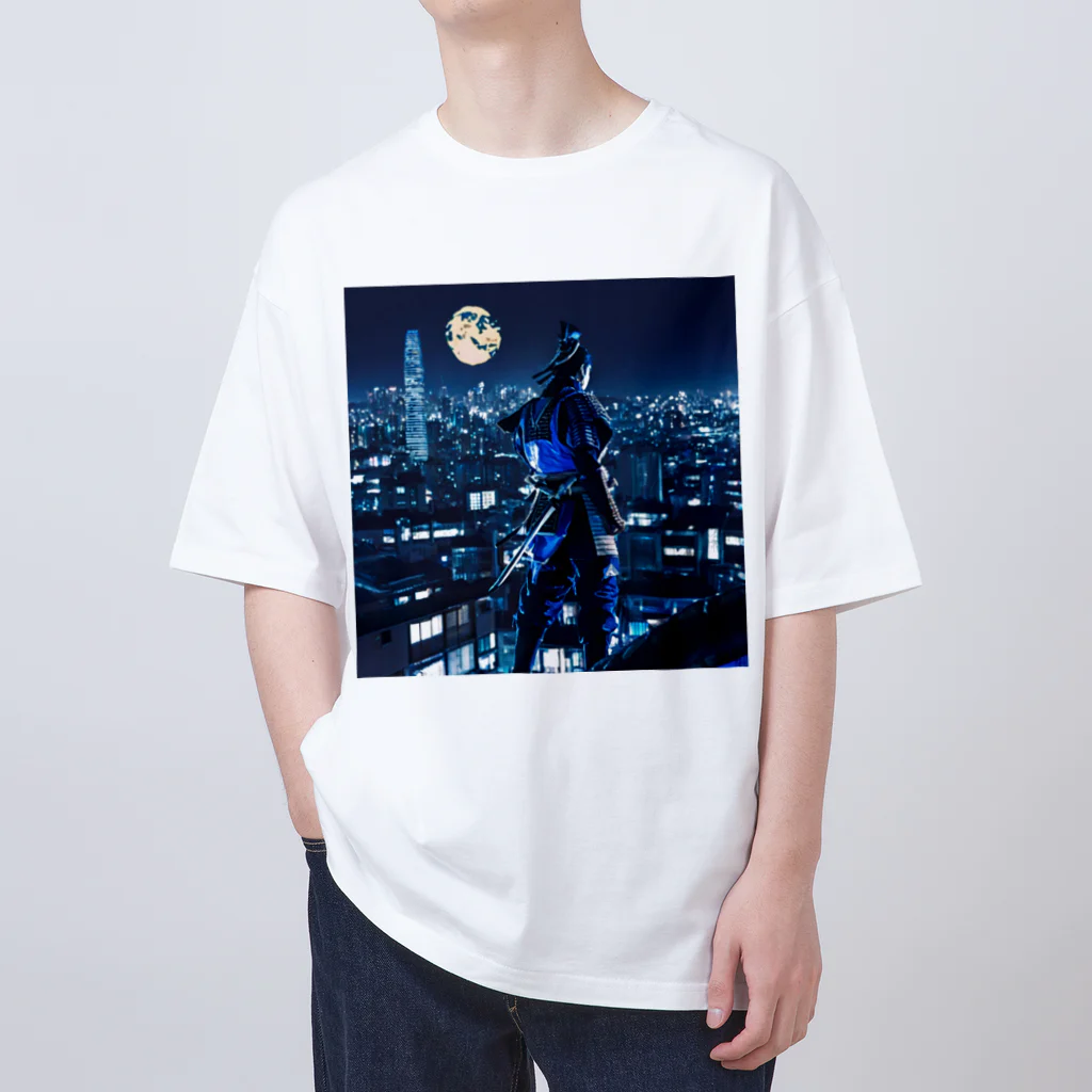 桜ですの月夜侍 Oversized T-Shirt