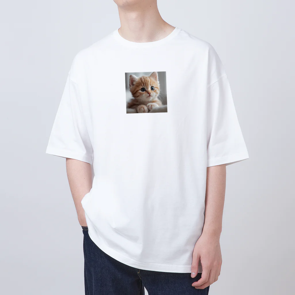 SaSuKeの癒される猫のイラスト Oversized T-Shirt