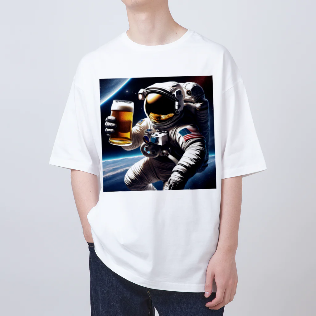 宇宙開発デザイン科の酒飲みアストロノーツ Oversized T-Shirt