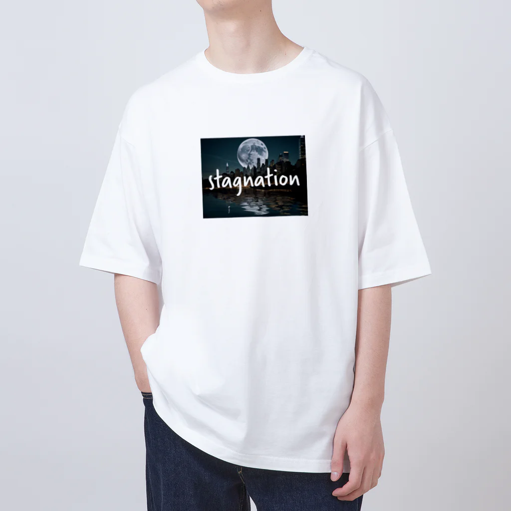 A.L.Fのstagnation オーバーサイズTシャツ