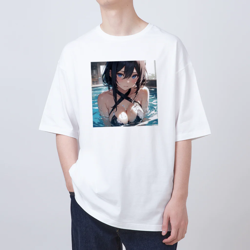 neko_28のセクシー水着のお姉さん1 オーバーサイズTシャツ