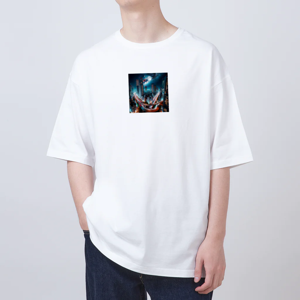 H-Maddyの世界ランドマーク・オデッセイ Oversized T-Shirt