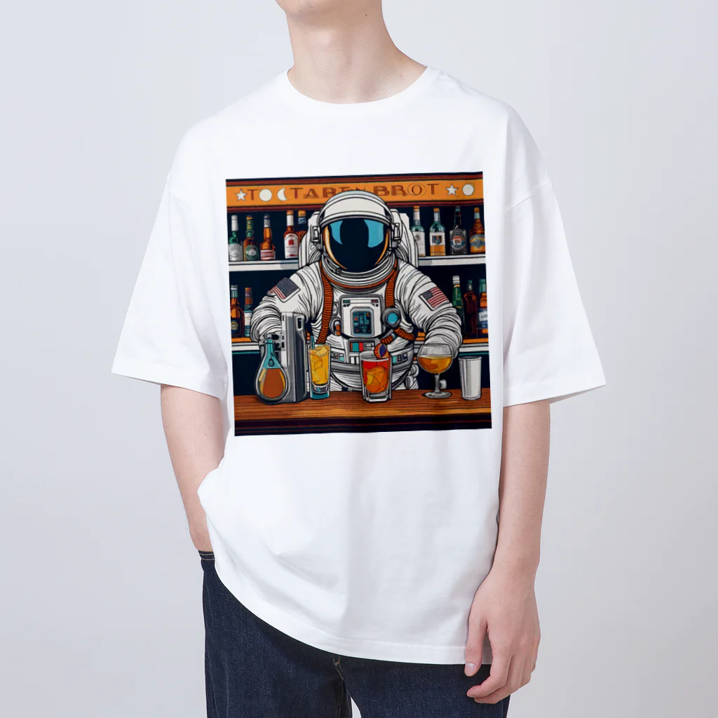 宇宙開発デザイン科の宇宙飛行士のバーテンダー Oversized T-Shirt