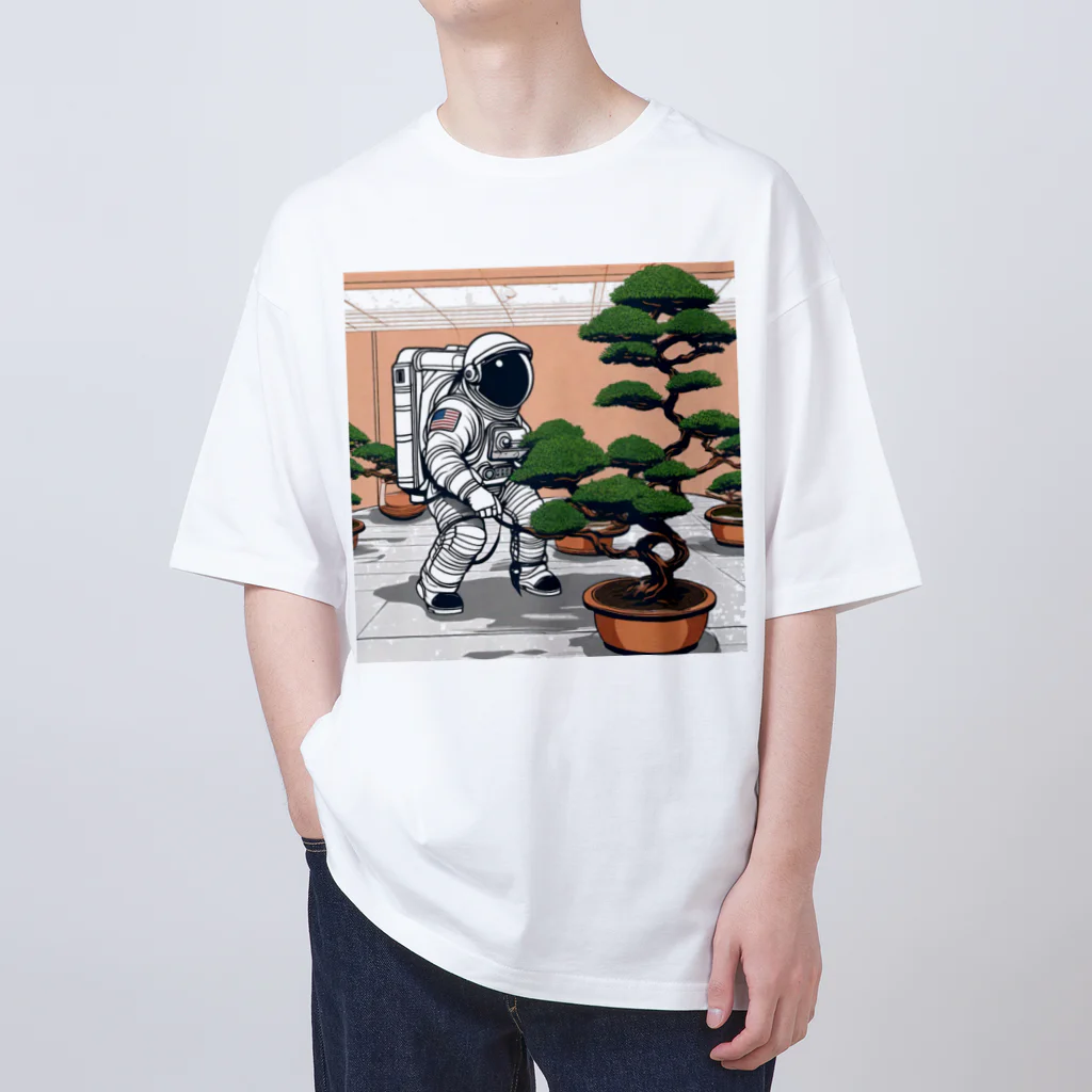 宇宙開発デザイン科のスペース盆栽 Oversized T-Shirt