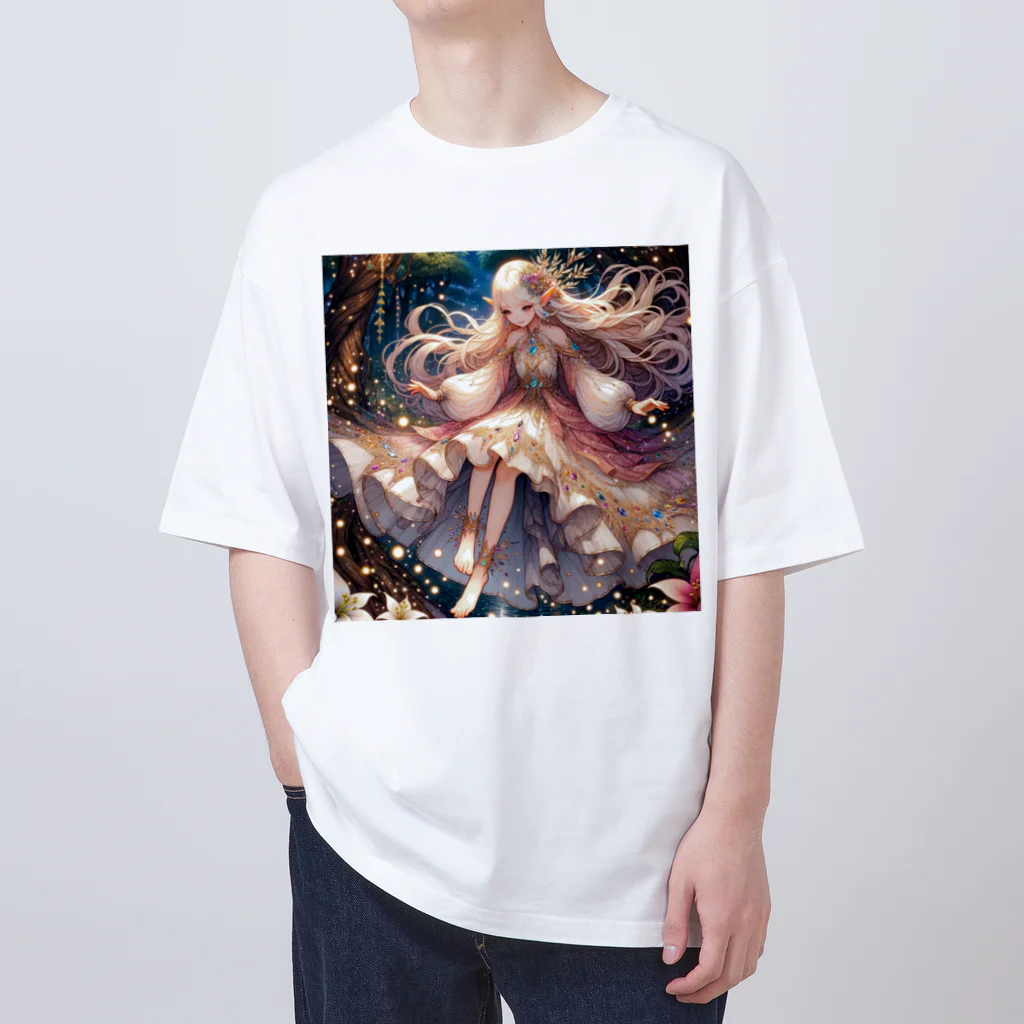 Sesilionの星の精霊の夜舞 Dance of the Star Spirit オーバーサイズTシャツ