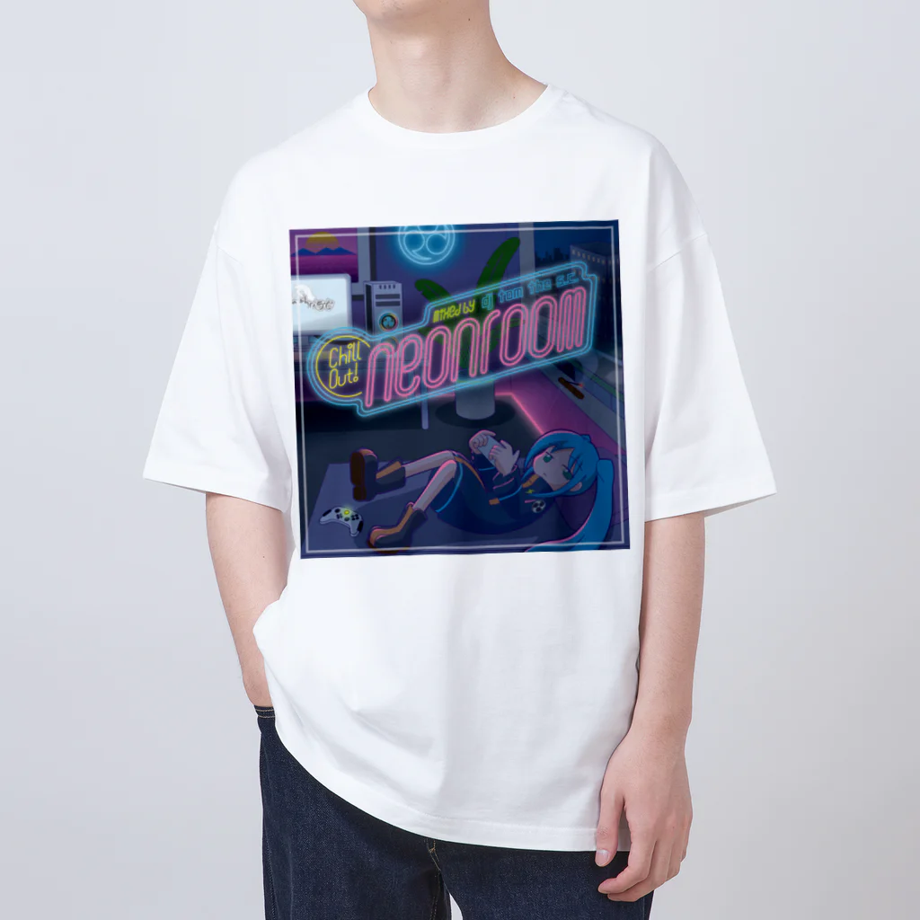 dj tom the s.c. shopの『chillout! neonroom』雷神ちゃんver. オーバーサイズTシャツ