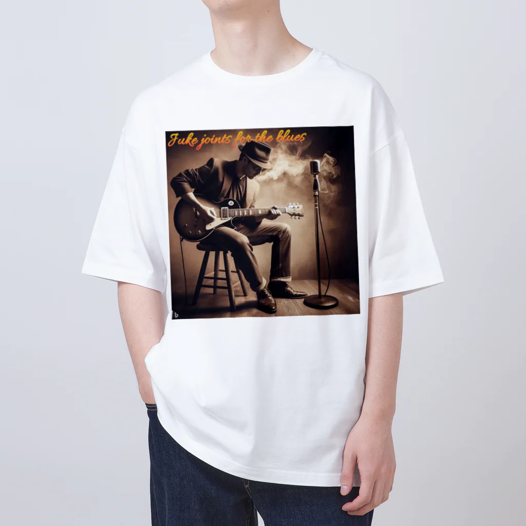 age3mのJuke joint for the blues オーバーサイズTシャツ