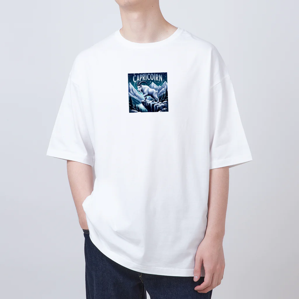 GENERAL SHOP＠DAの山羊座＠高峰を駆ける氷雪の守護者 Oversized T-Shirt