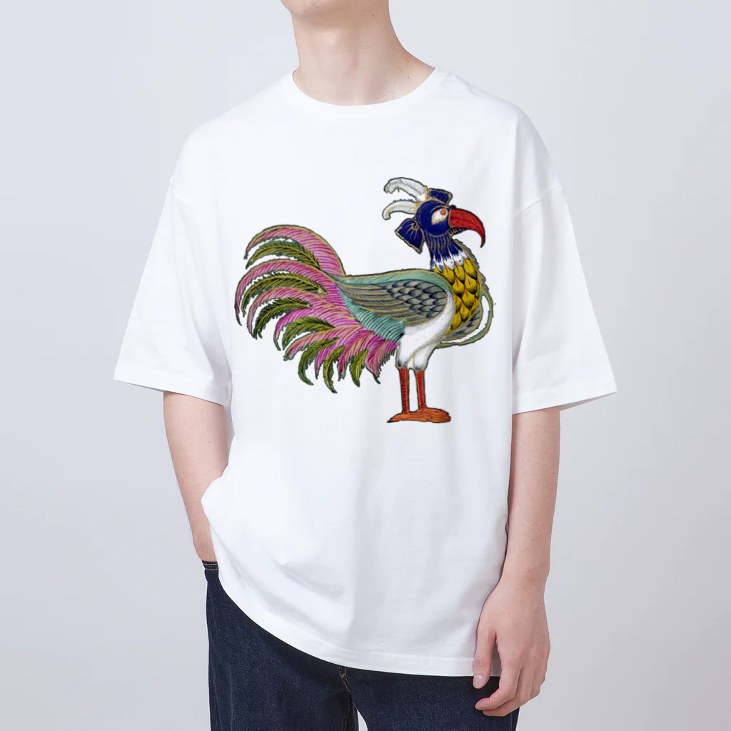 PALA's SHOP　cool、シュール、古風、和風、の伝説上の神話の鳥 オーバーサイズTシャツ