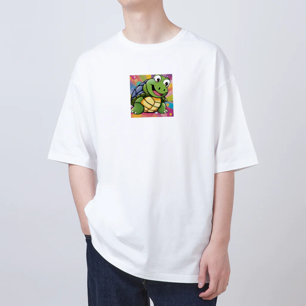 YUTO1126の可愛くて愛らしい亀 オーバーサイズTシャツ