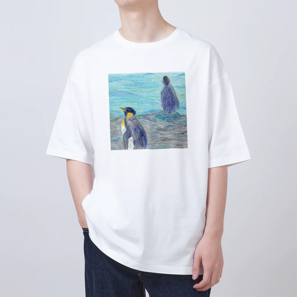 つぎのラピス島ペンギン オーバーサイズTシャツ