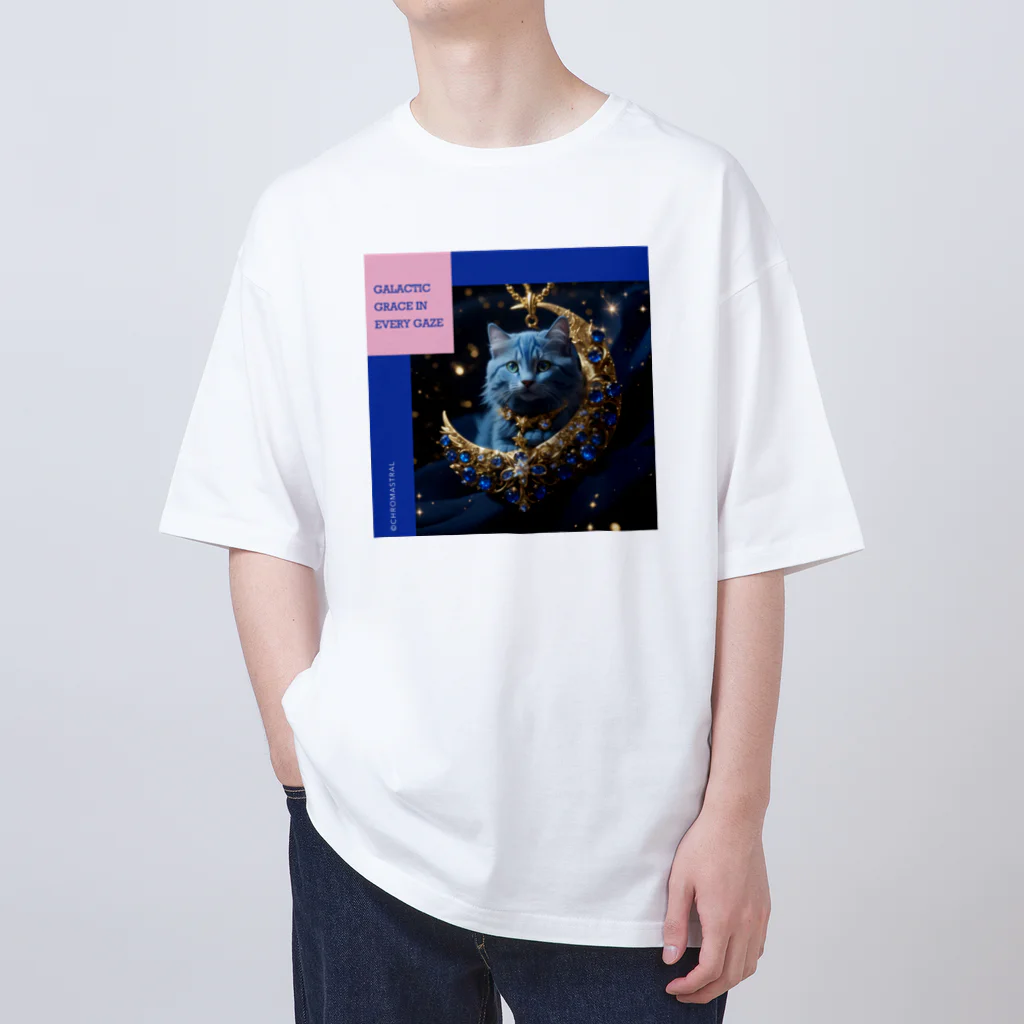 ChromastrAlのGalactic Grace in Every Gaze オーバーサイズTシャツ