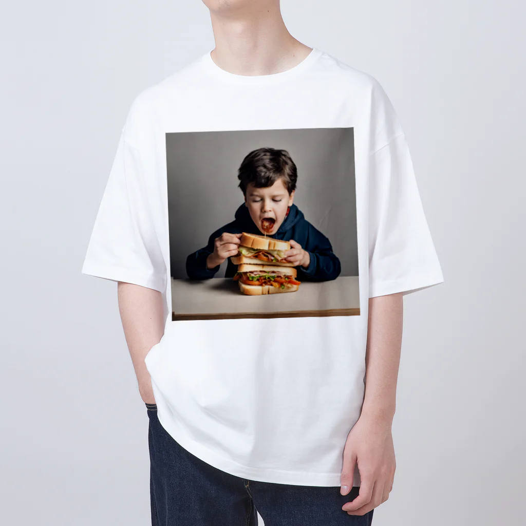 Sun'sのホットサンド少年 Oversized T-Shirt