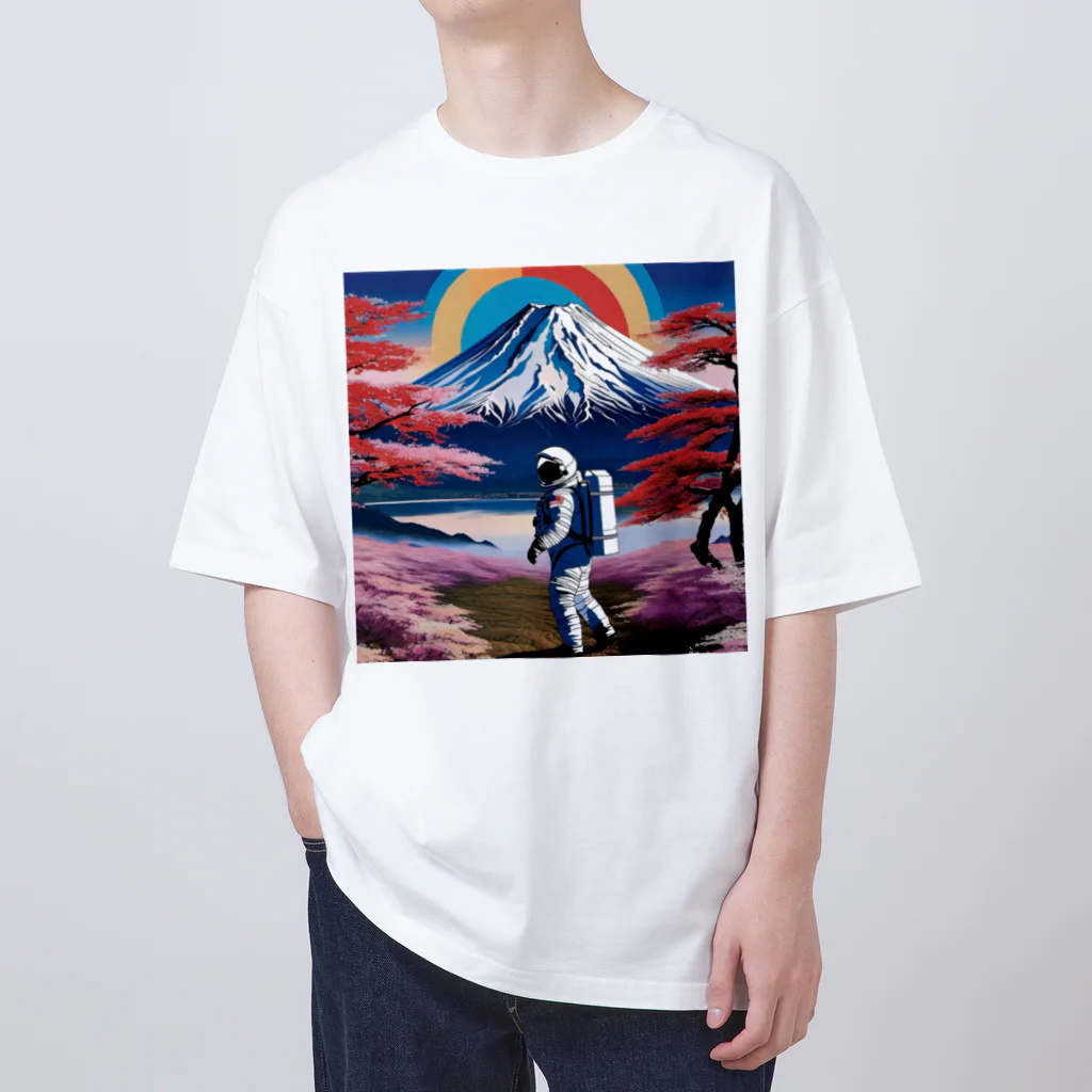 宇宙開発デザイン科の日本という星 Oversized T-Shirt