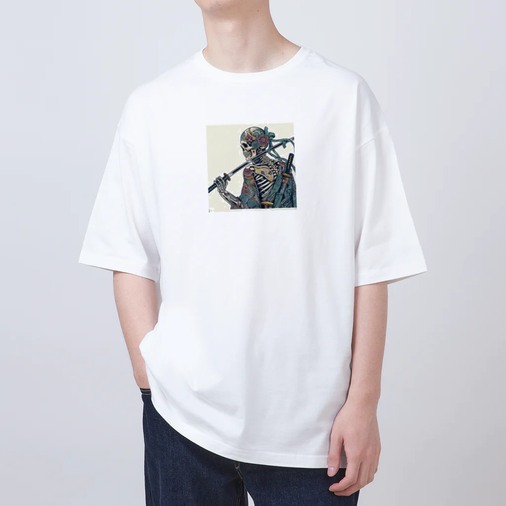 yukikinoの侍ドクロ Oversized T-Shirt