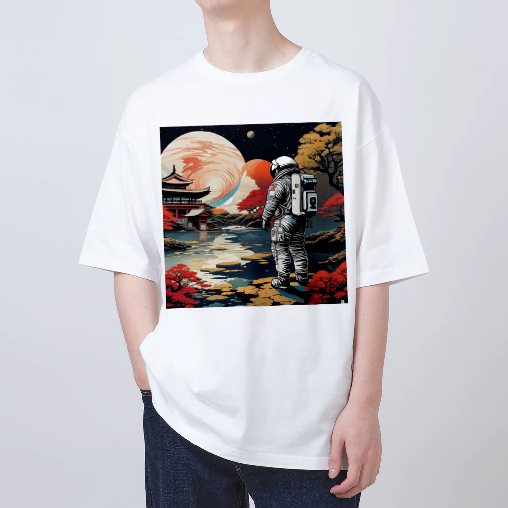 宇宙開発デザイン科の惑星『京都』 Oversized T-Shirt