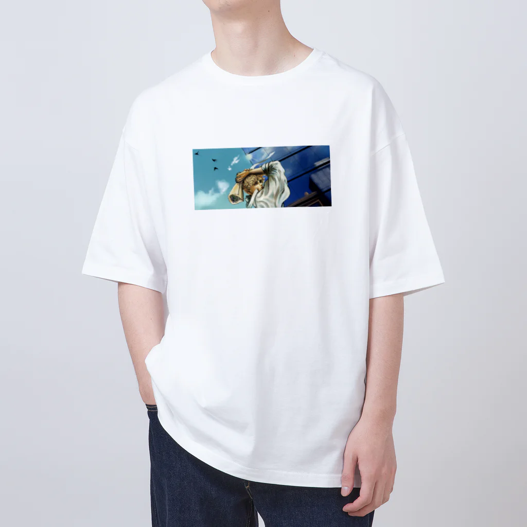 SAHERUのCity boy オーバーサイズTシャツ