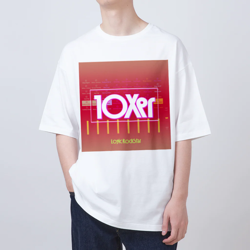 Logic RockStar の10Xer RED オーバーサイズTシャツ