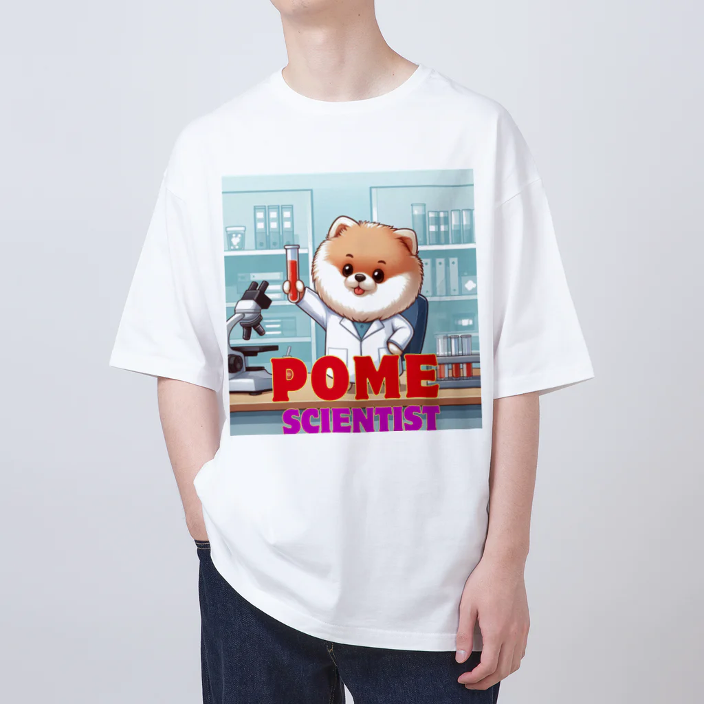 Pom-Dog'sのポメサイエンティスト Oversized T-Shirt