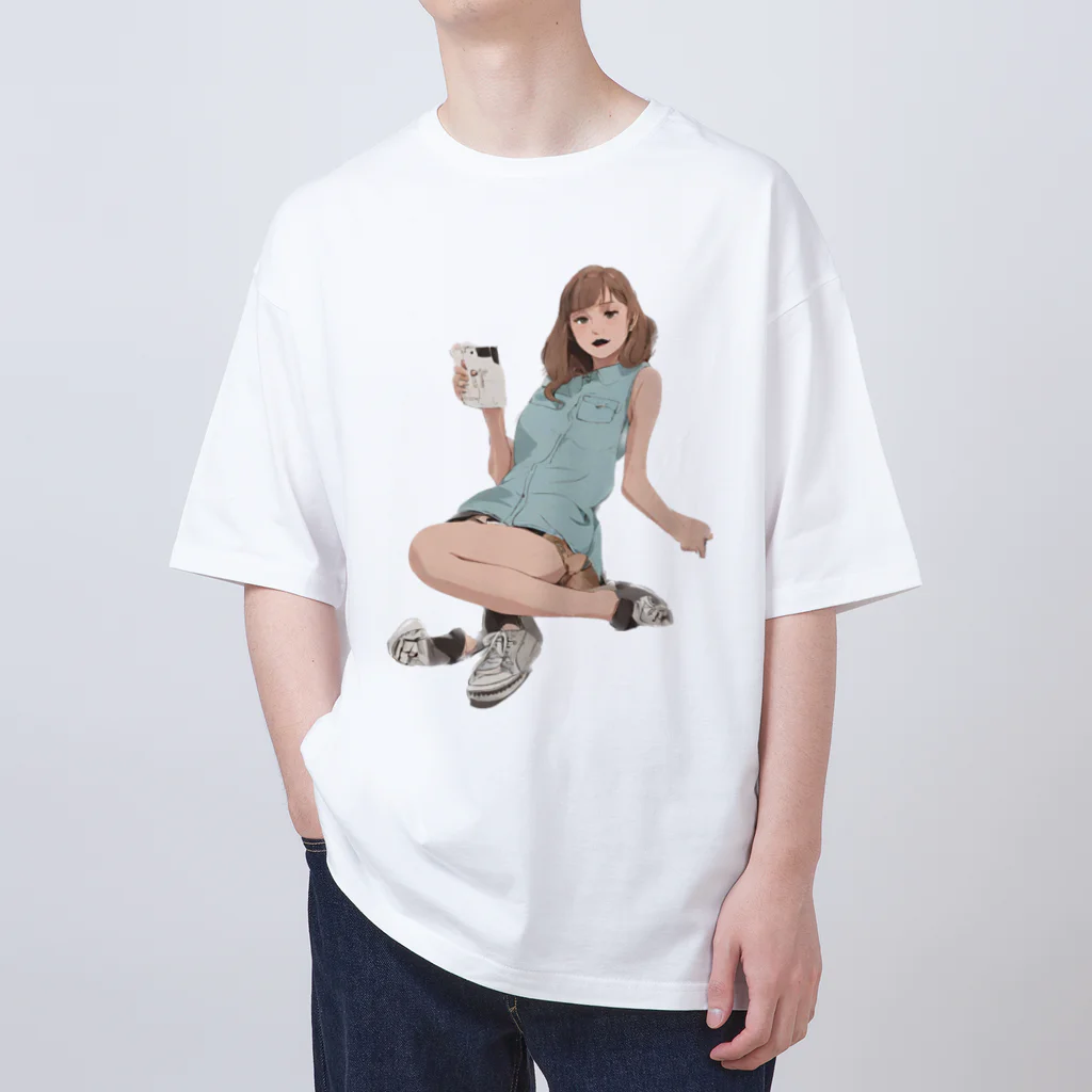 mofu mofu309のマシュロ　マシェリ Oversized T-Shirt