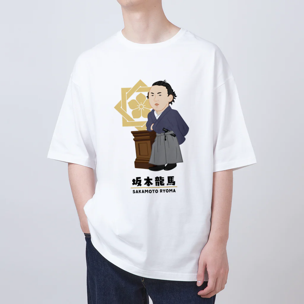 mincruの偉人シリーズ_坂本龍馬 Oversized T-Shirt