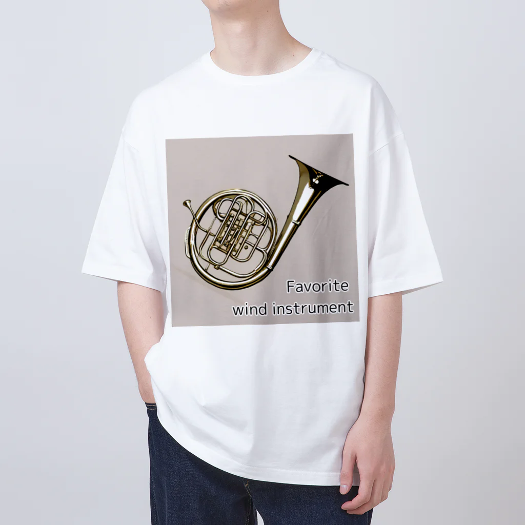 TOMATO913のFavorite wind instrument ～Horn～ オーバーサイズTシャツ