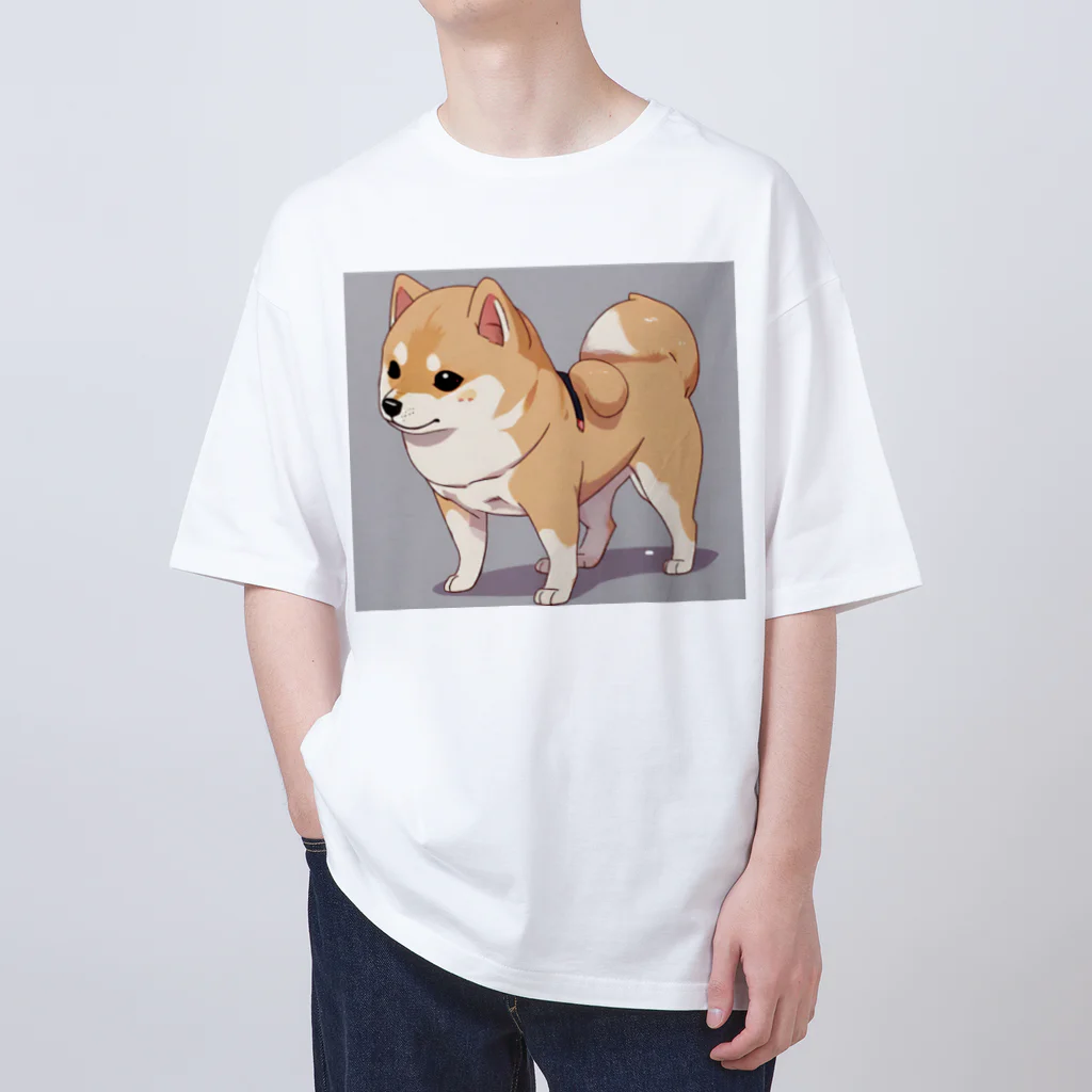 nCOSMOSのしば犬のかわいらしいキャラクターグッズが登場！" オーバーサイズTシャツ