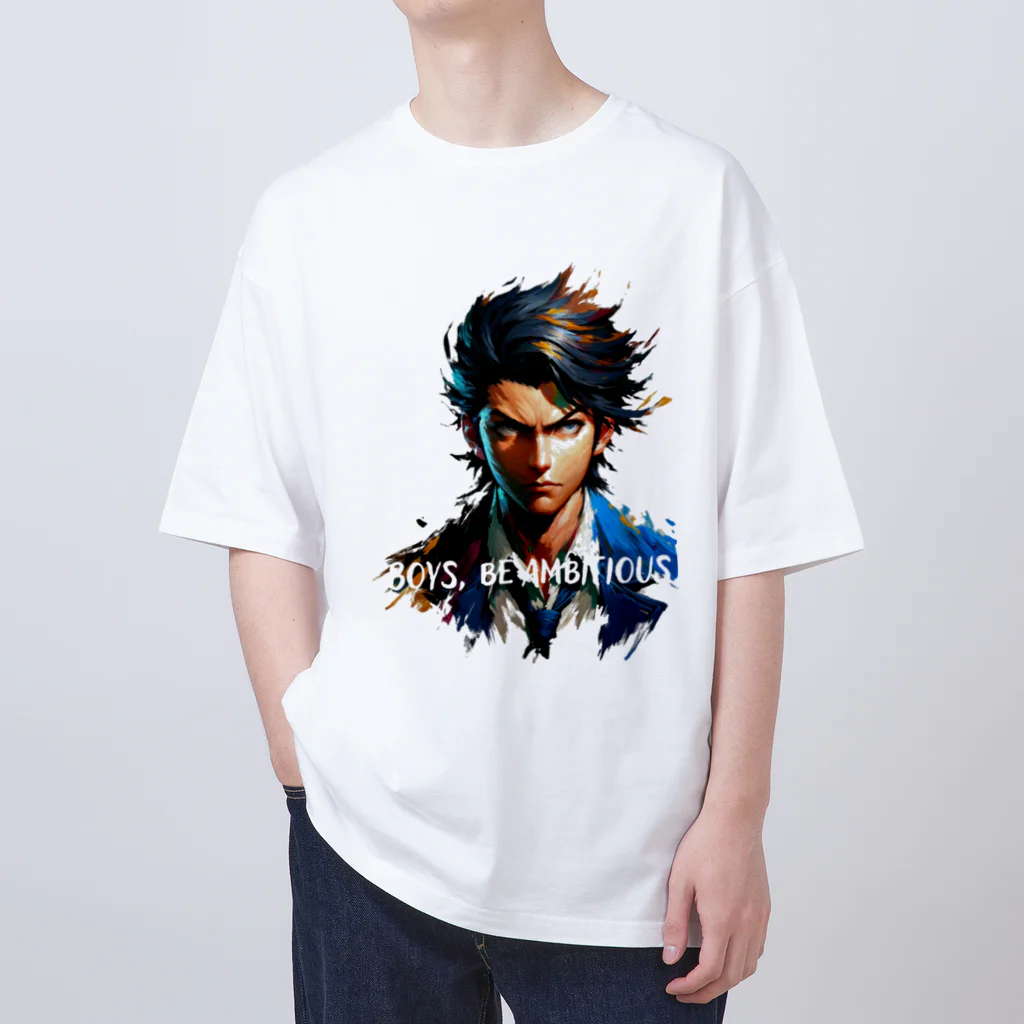 mahiroxの少年よ大志を抱け！ Oversized T-Shirt