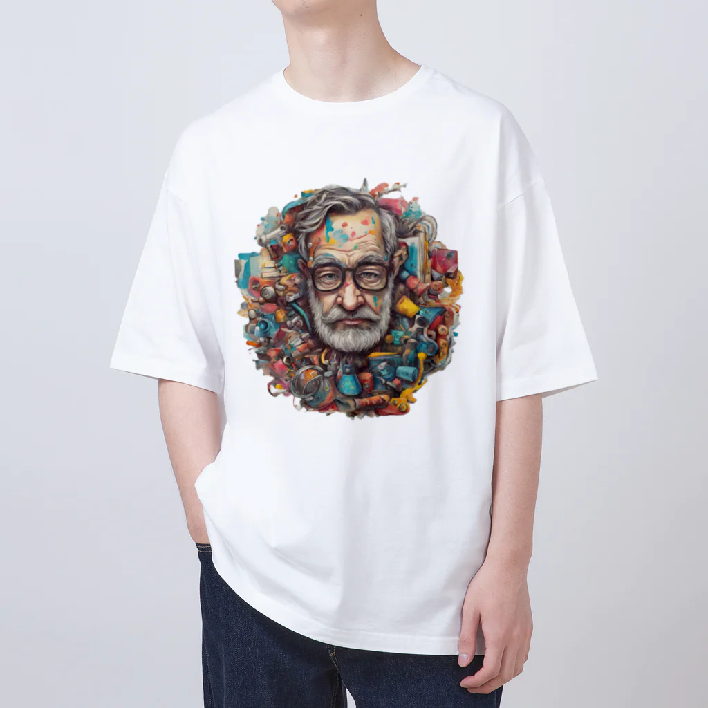 John Machの無双像 Oversized T-Shirt