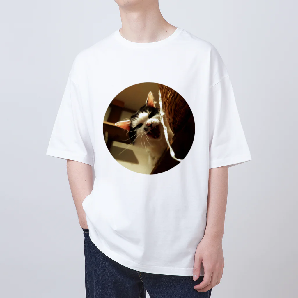 jenjenの強面のねこ　チビゴン　その1 Oversized T-Shirt