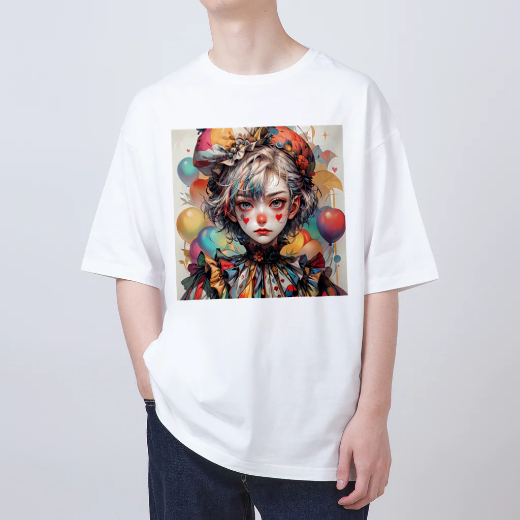 Jake-Hokkaido のJK-005 Pierrot girl オーバーサイズTシャツ