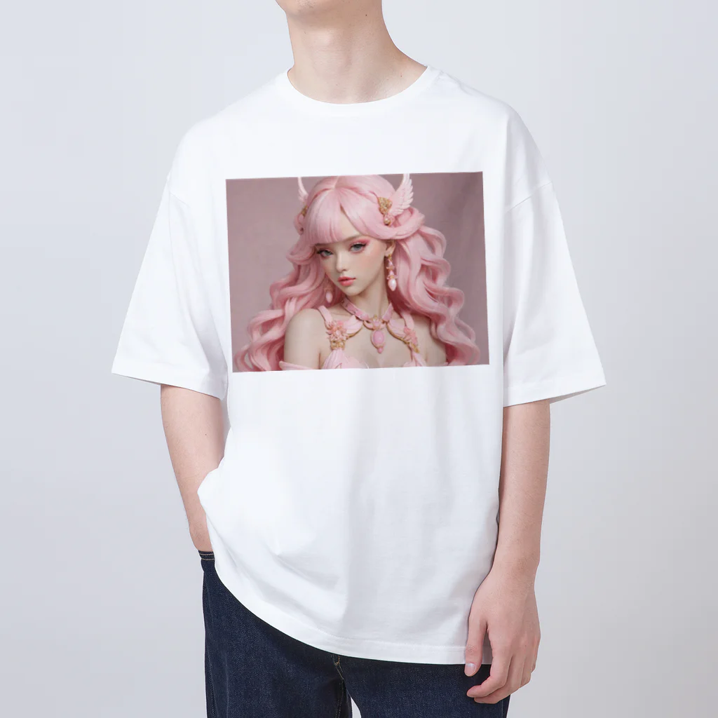 coco_angelのピンクダイヤモンドの女神 - アリアンナ・ロゼッタ オーバーサイズTシャツ