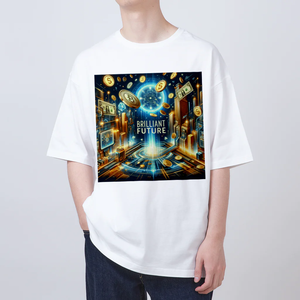 【公式】金運アップのBrilliant Futureの【公式】金運アップBrilliant Future オーバーサイズTシャツ